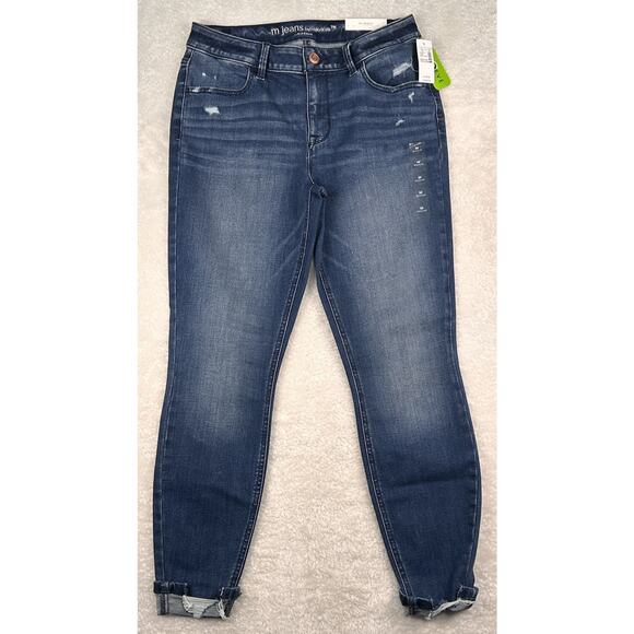 NWT M Jeans by Maurices Jeans Women’s Medium Blue Cool Comfort Jeggings Mid Rise - Picture 1 of 10